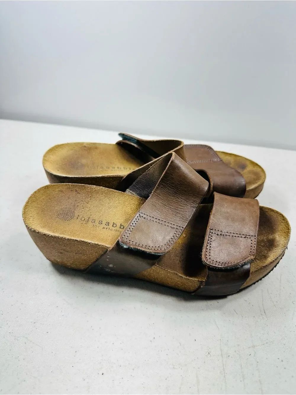 Lola Sabbia Womens Liat Brown Sandals EUR 36-6 - Picture 3 of 7
